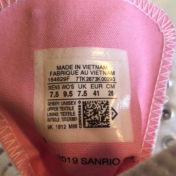 CONVERSE HELLO KITTY FASHION SNEAKERS - Picture 8 of 8